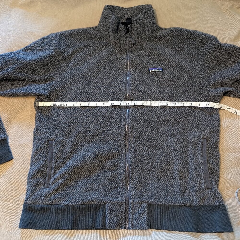 Patagonia Woolyester Gray Full-Zip Jacket - Men L - Picture 4 of 7